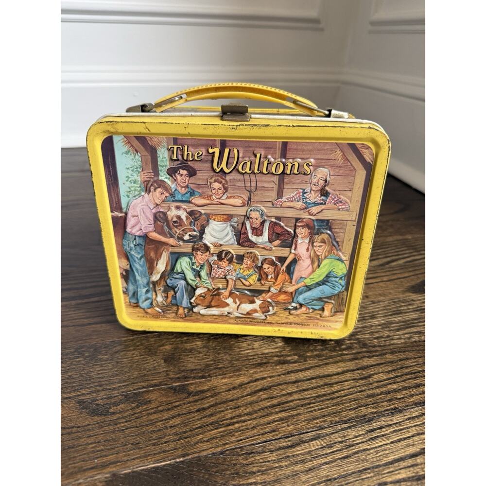 Vintage 1973 The Waltons Metal Lunchbox No Thermos